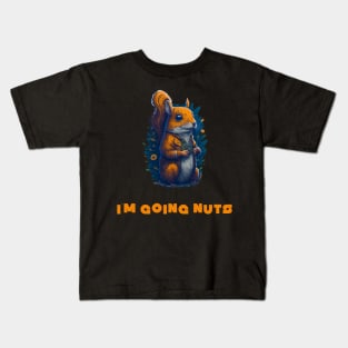 funny squirrel Kids T-Shirt